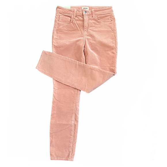 L’Agence Margot Blush Pink Skinny Velvet Jeans Size 26 - Picture 7 of 10